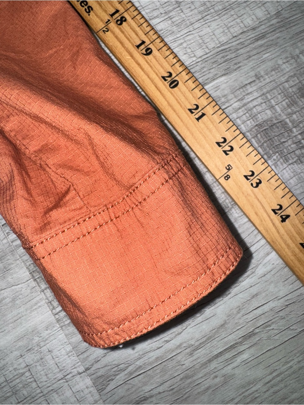 Dressbarn Utility Jacket Womens Medium Rust Orange Military Cargo Cinch Waist - Picture 10 of 10